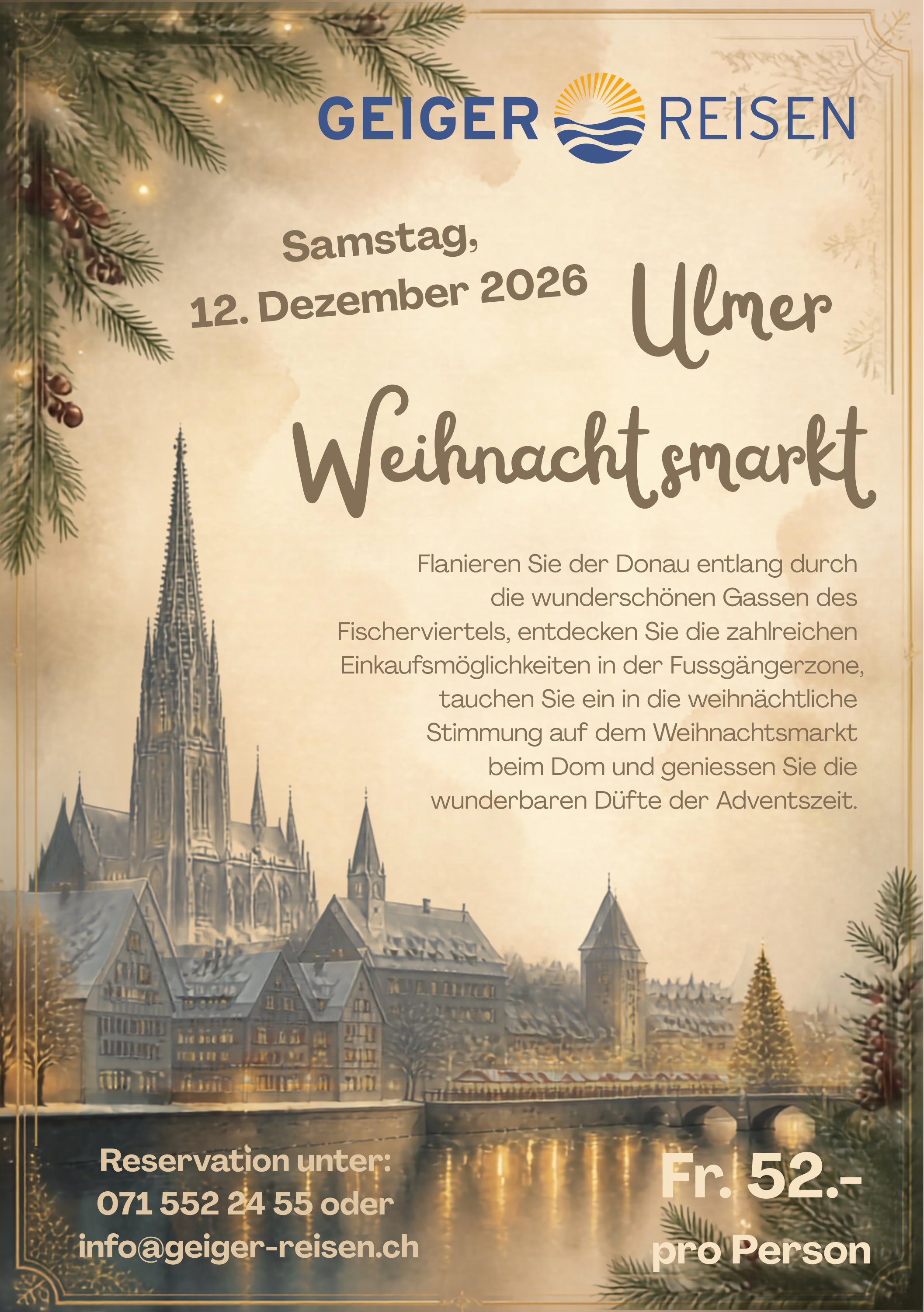 Weihnachtsmarkt Ulm 2026